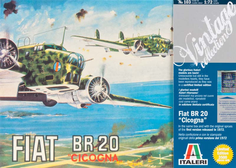 Italeri 0103 - Fiat Br 20 Cicogna