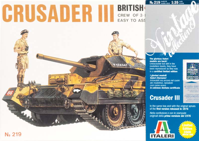 Italeri 0219 - Crusader III