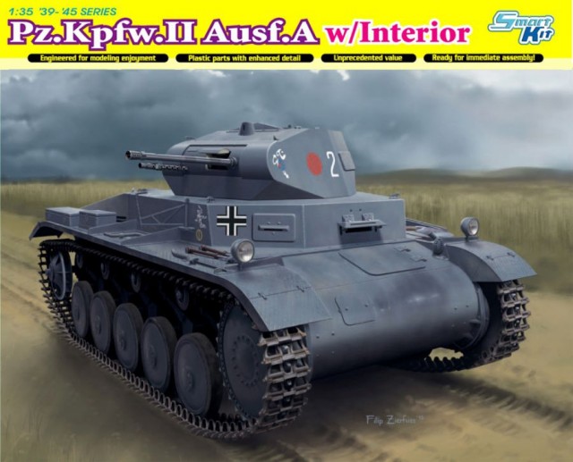 Dragon 6687 - Pz. Kpfw II Ausf. A  w/interior