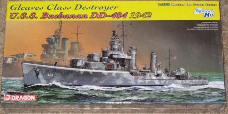 Dragon 1021 - U.S.S. Buchanan DS-484 1942