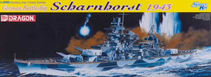 Dragon 1040 - german battleship scharnhorst 1943