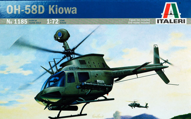 Italeri 1185 - OH-58 D Combat Scout/Kiova