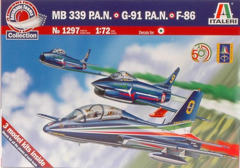 Italeri 1297 - MB-339 / G.91 / F-86 Sabre Frecce Tricolori