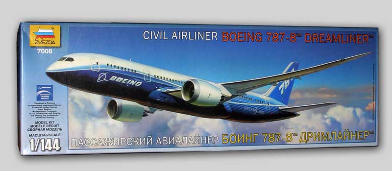 Zvezda 7008 - boeing 787-8 dreamline