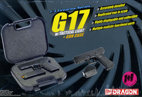 Dragon 1302 - g17 w/tactical light + gun case