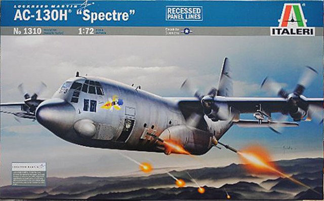 Italeri 1310 - AC-130H Spectre
