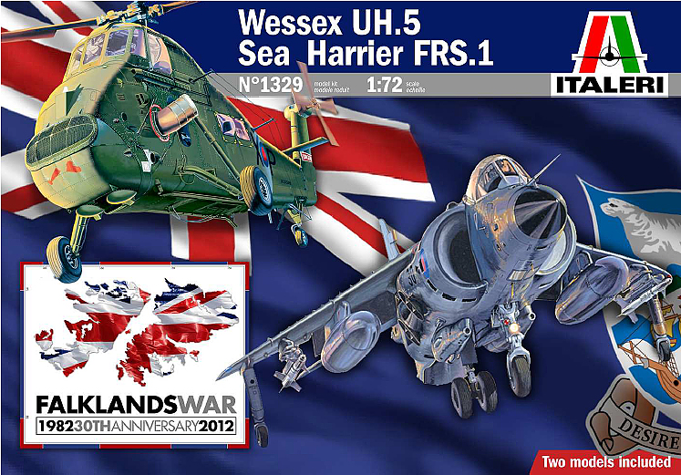 Italeri 1329 - Wessex UH-5 Sea Harrier FRS.1