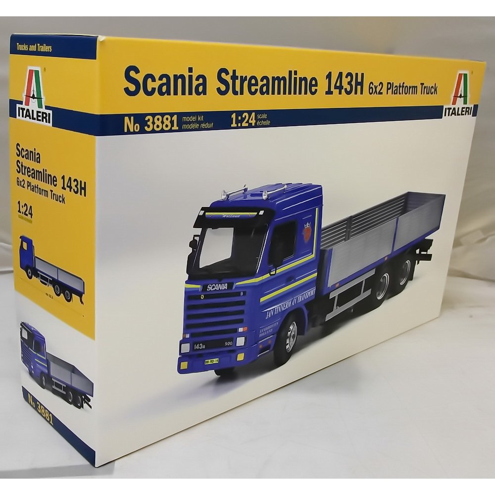 Italeri 3881 - Scania Streamline  143H 6x2 Platform truck