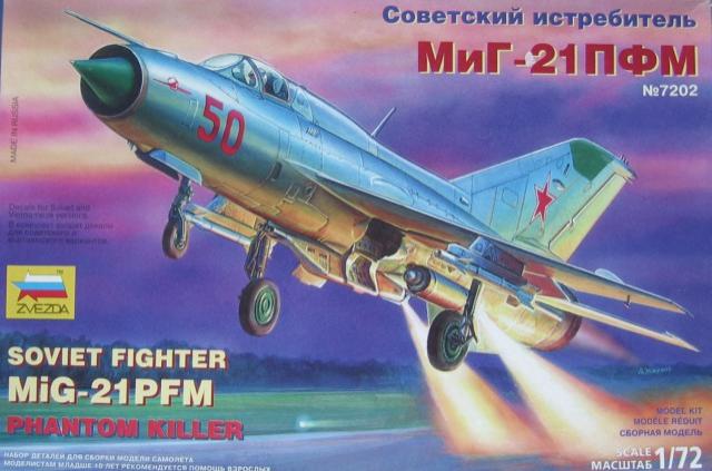 Zvezda 7202 - mig-21 pfm soviet fighter Fantom killer