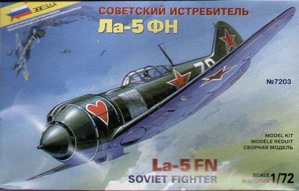 Zvezda 7203 - Lavochkin LA-5FN soviet fighter