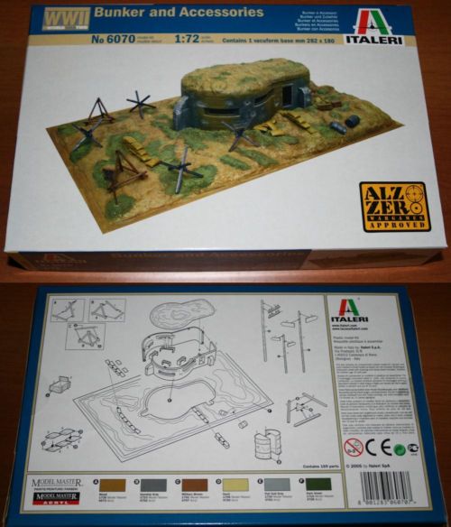 Italeri 6070 - Bunker e accessori