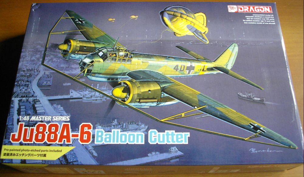 Dragon 5513 - JU88A-6 With Ballon Cutting