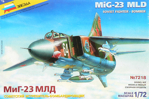 Zvezda 7218 - Mig-23 Mld soviet fighter Flogger-k