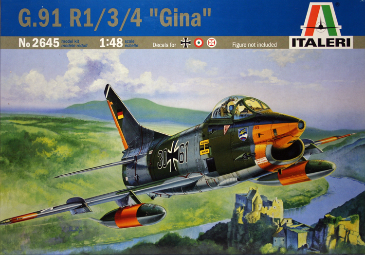 Italeri 2645 - G91 R1/R2/R3 GINA