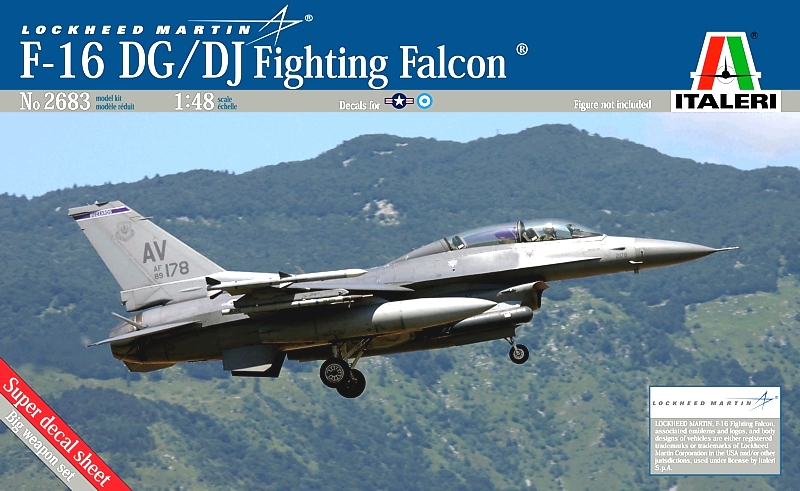 Italeri 2683 - F-16 DG/DJ Fighting Falcon