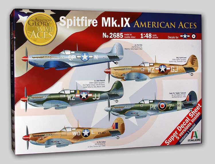 Italeri 2685 - Spitfire Mk.IX American aces