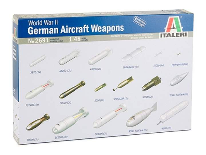 Italeri 2691 - WWII German Aircraft Weapons