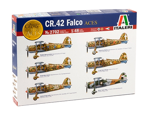Italeri 2702 - Cr.42 falco aces