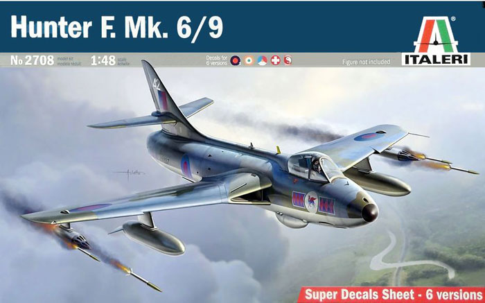 Italeri 2708 - Hawker Hunter FGA6/FGA9