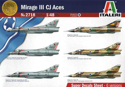 Italeri 2718 - Mirage III Cjaces
