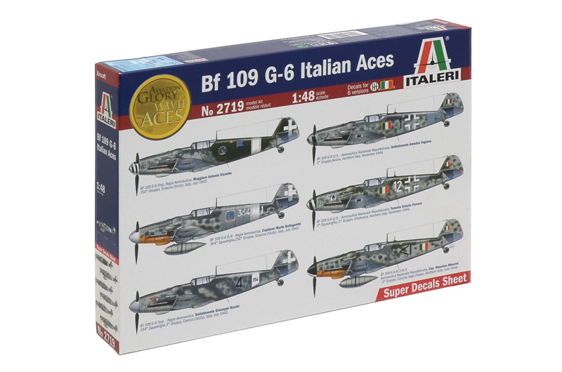 Italeri 2719 - Bf 109 G-6 Italian Aces