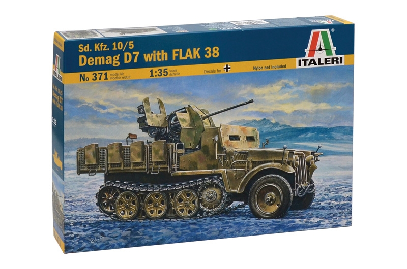 Italeri 0371 - Demag D7W/2Cm Flak 38
