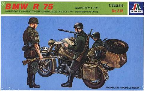 Italeri 315 - BMW R75 with Sidecar