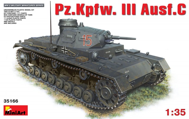 MiniArt 35166 - Pz. Kpfw. III Ausf. C