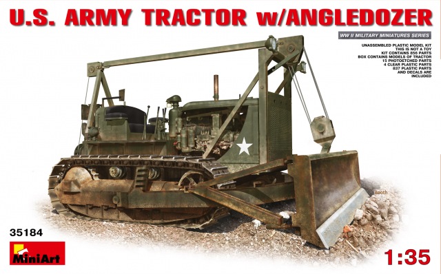 MiniArt 35184 - U.S. Army Tractor  w/angledozer