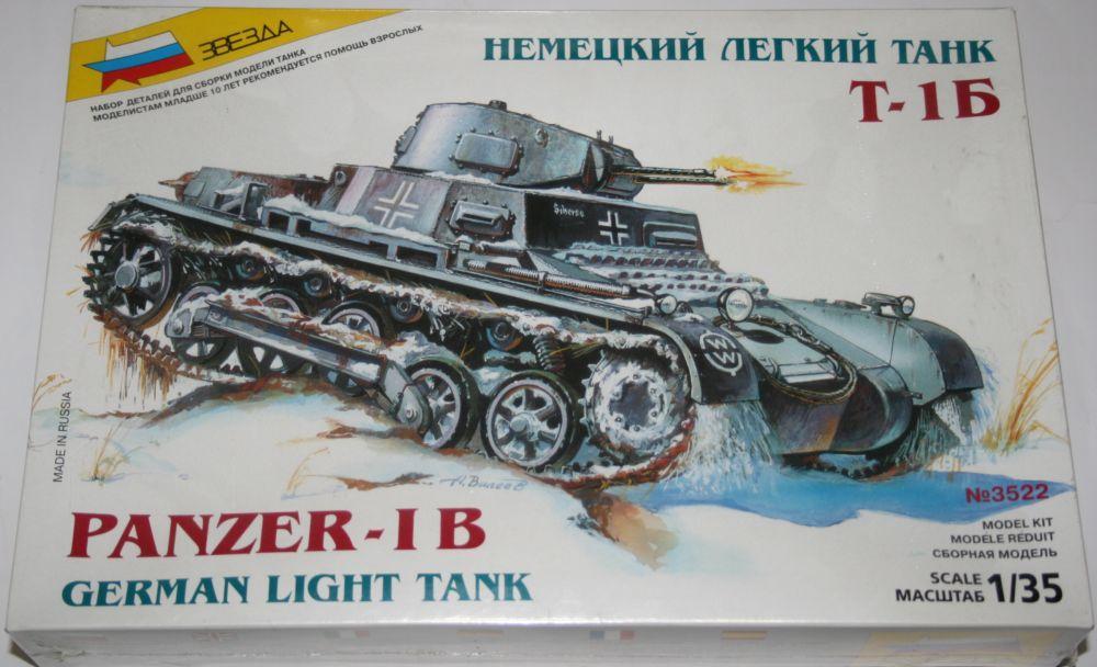 Zvezda 3522 - Panzer 1B German light tank
