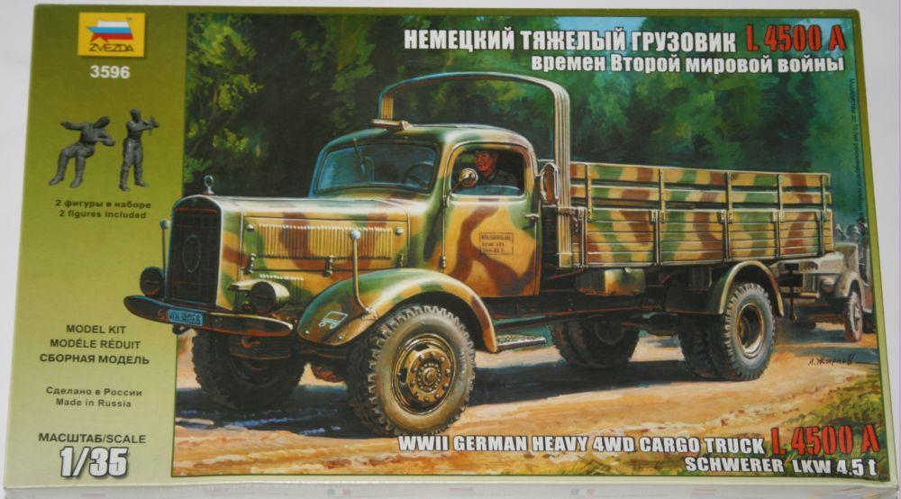 Zvezda 3596 - Heavy german cargo truck L 4500 A