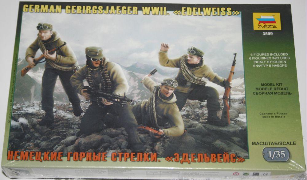 Zvezda 3599 - Gebirgsjaeger disivison. Edelweiss WWII