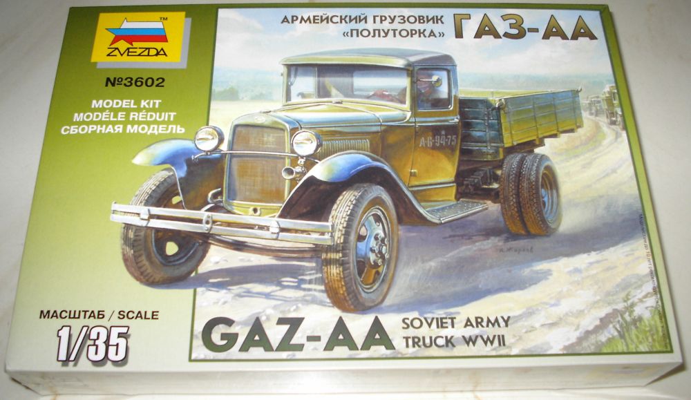 Zvezda 3602 - Gaz - AA Soviet light truck WWII