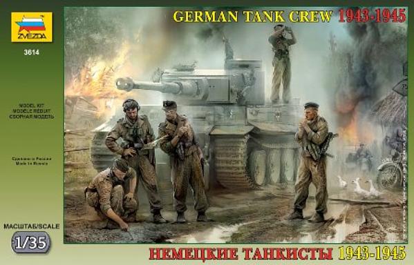 Zvezda 3614 - German Tank Crew (1943-1945)