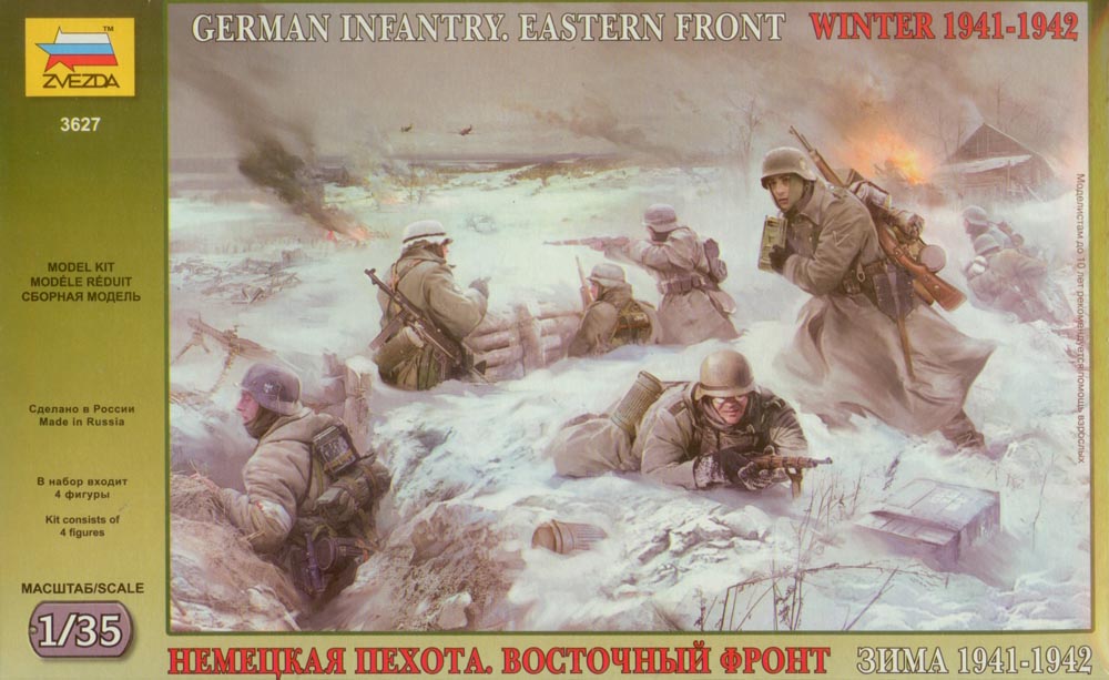 Zvezda 3627 - infantry 1941/1942 (winter uniform)