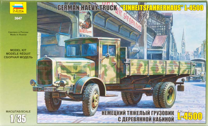 Zvezda 3647 - L-4500 S einheitskabine (german track)
