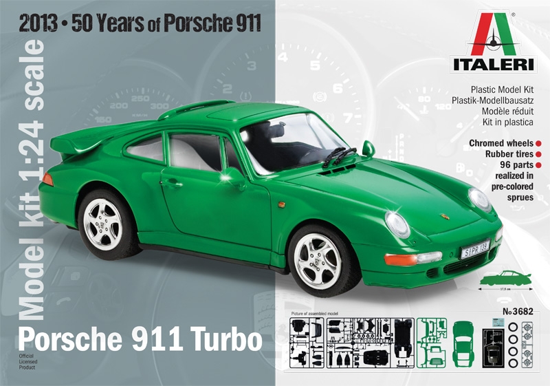 Italeri 3682 - Porsche 911 Turbo Carrera