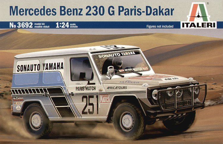 Italeri 3692 - Mercedes benz 230G Paris-Dakar