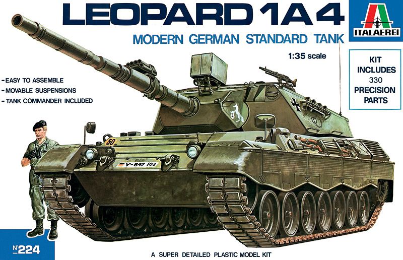 Italeri 0224 - Leopard 1 A4
