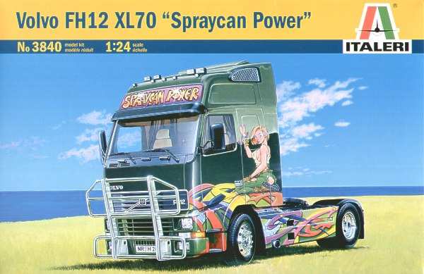 Italeri 3840 - Volvo FH12 XL70 Spraycan power