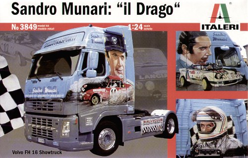 Italeri 3849 - Volvo FH 16 Showtruck Sandro Munari: Il Drago