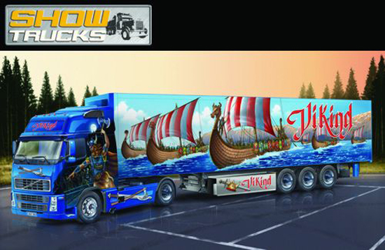 Italeri 3867 - Volvo Viking with reefer trailer