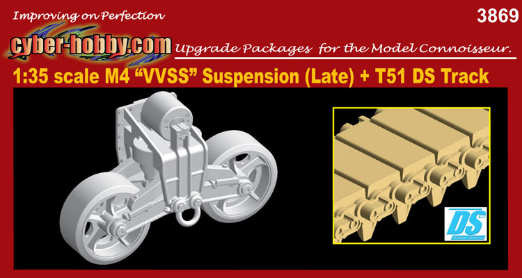 Dragon 3869 - M4 VVSS Suspension (Late) + T51 DS Track