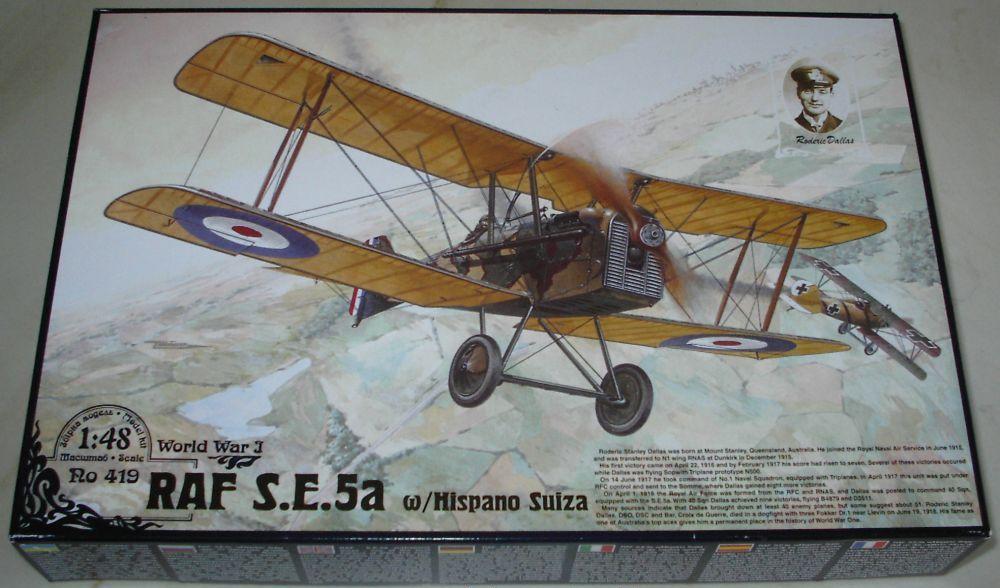 RODEN 419 - RAF SE5A WITH HISPANO SUIZA
