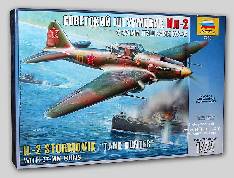 Zvezda 7286 - IL-2 tank hunter