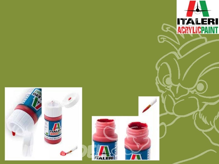 Italeri 4309 - Verde chiaro piatto 20ml
