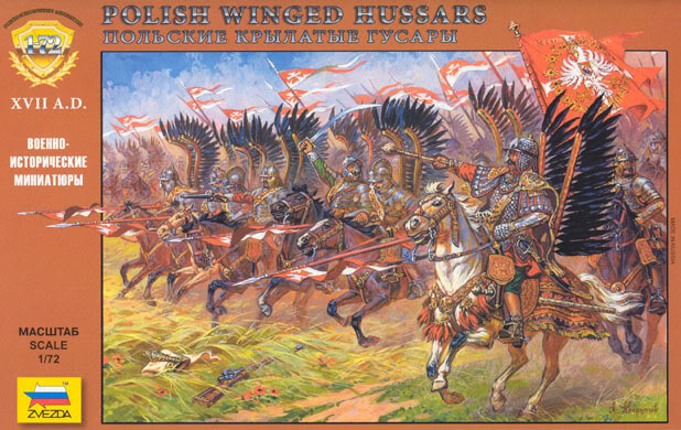 Zvezda 8041 - Polish Winged Hussars XVII Century