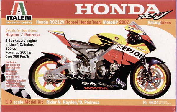 Italeri 4634 - Honda RC212V Repsol 2007