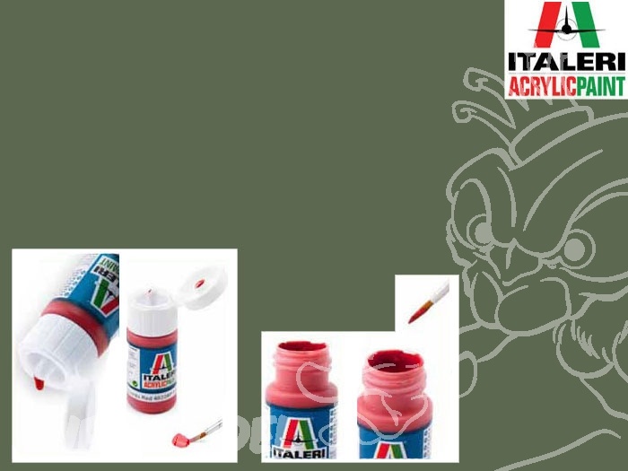 Italeri 4726 - Flat Dark Green - Verde scuro