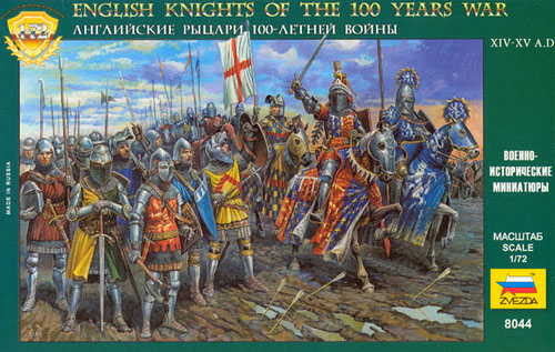 Zvezda 8044 - English knights of the 100 years war